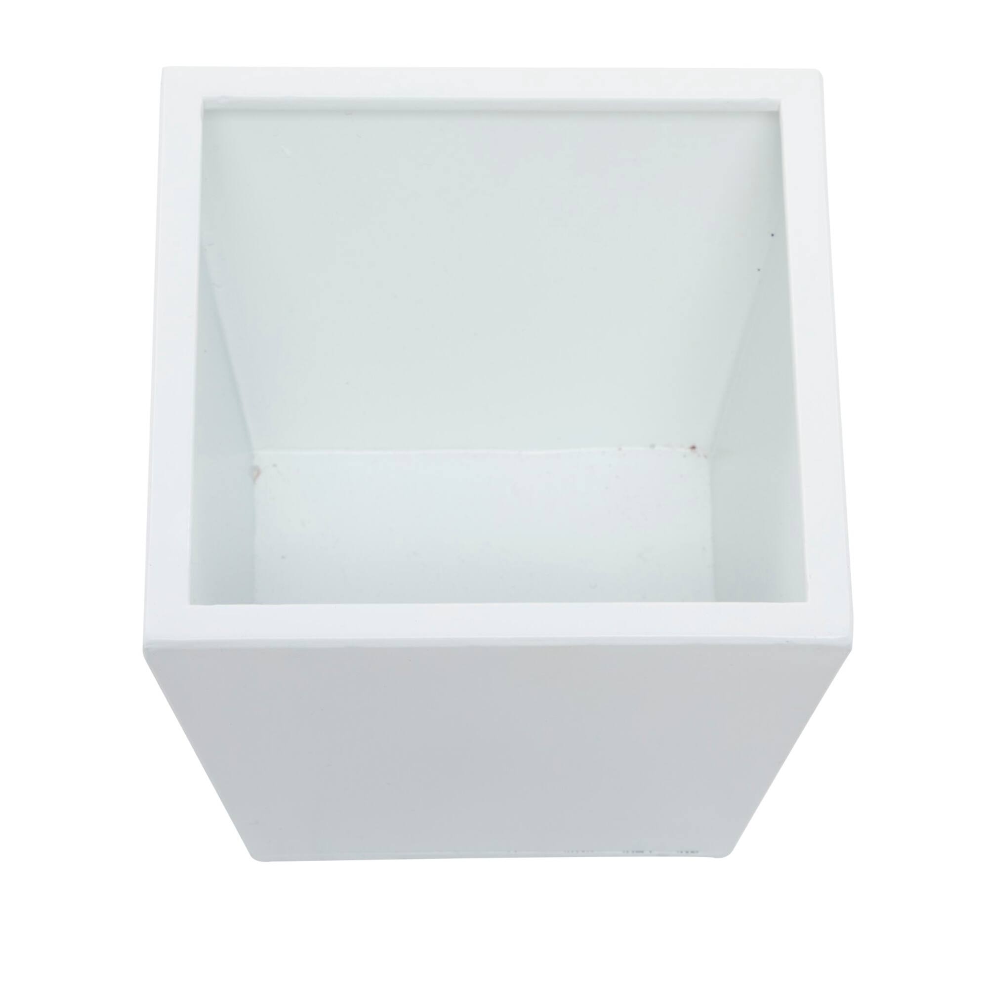 White Modern Planter, Set of 3" 7", 11", 5"